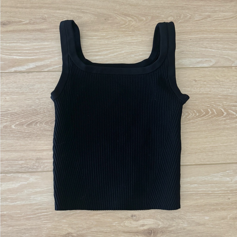 NEW Black Ribbed Tank